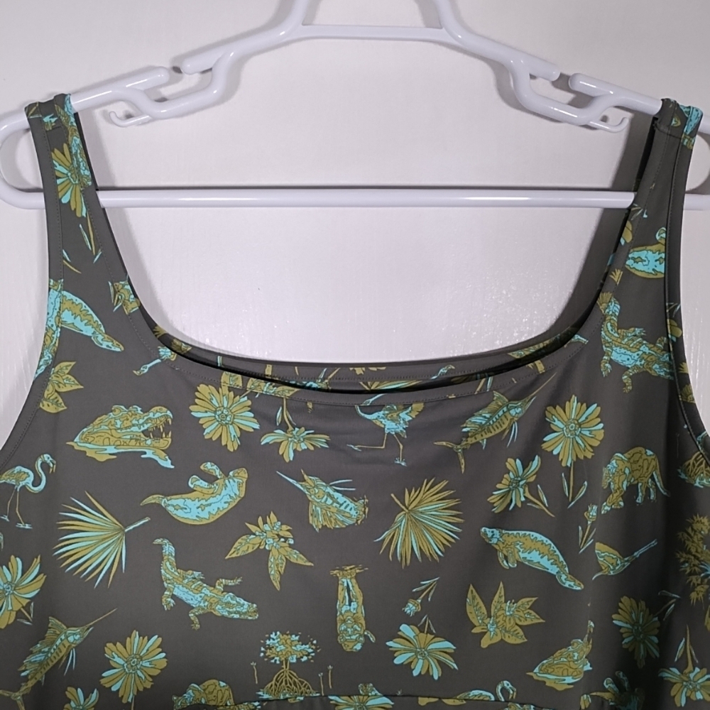 Columbia PFG Freezer lll Dress 3X Cypress Floridays Tank Golf Performance UPF 50 - Picture 9 of 10